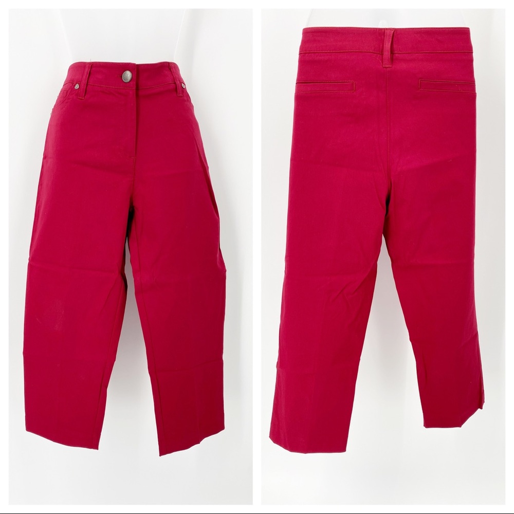 New Directions Cropped Rayon Dress Pants Sz 8